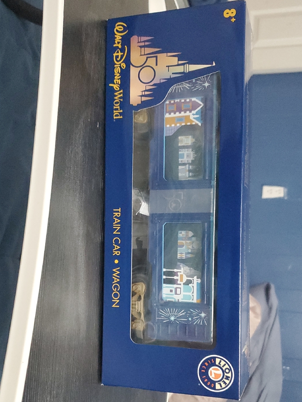 Walt Disney World Blue Train Car Wagon - Lionel Licensed
